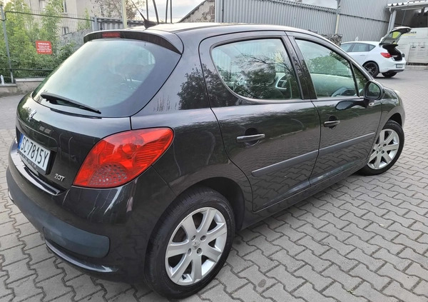 Peugeot 207 cena 12900 przebieg: 167200, rok produkcji 2009 z Częstochowa małe 56